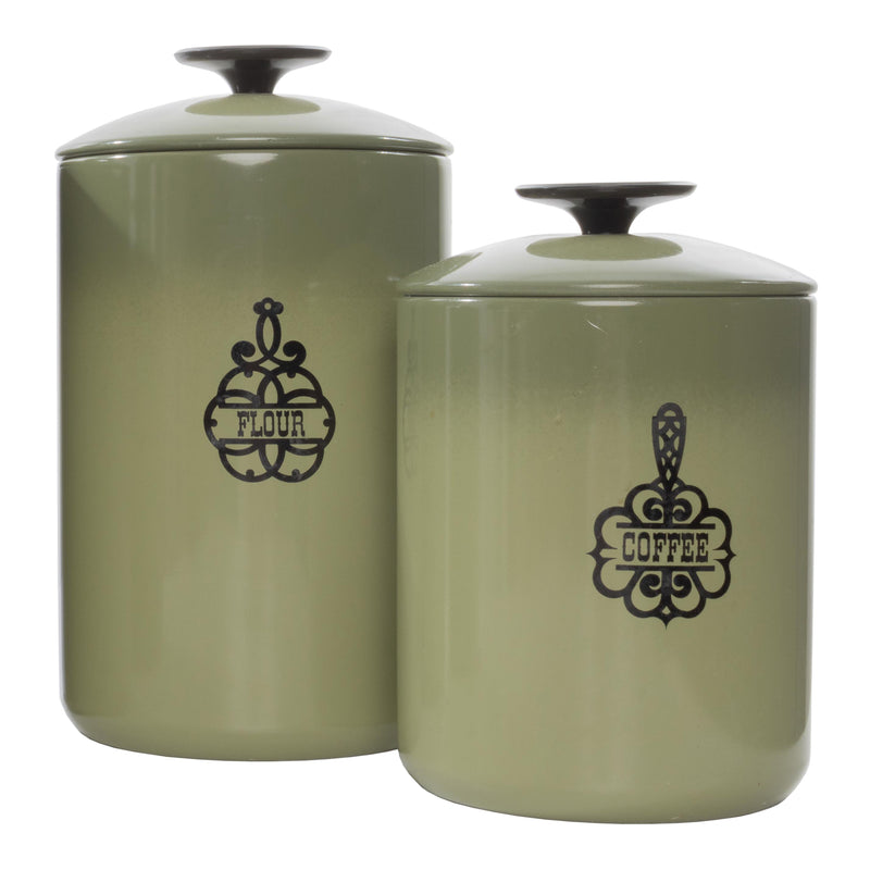 Avocado Green West Bend Canister Set (8pcs.)
