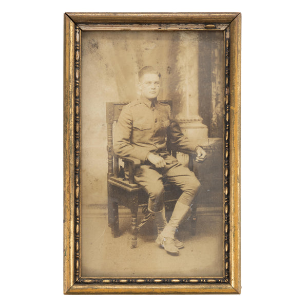 Gold Framed Portrait of Soldier