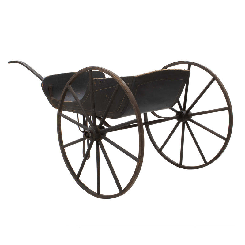 Wood Victorian Children's Pull Cart