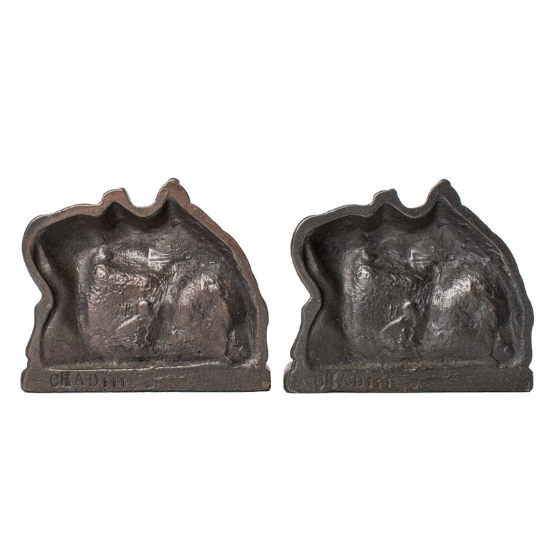 Bronze Figural Horse Bookends