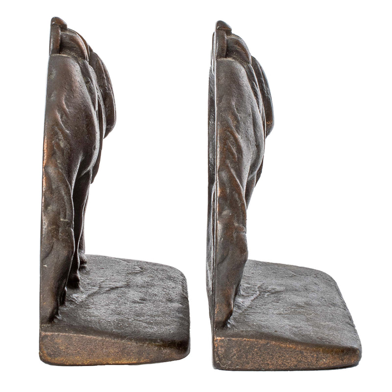 Bronze Figural Horse Bookends