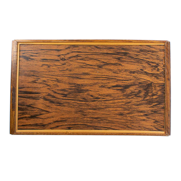 Faux Grained Glass Top Tray