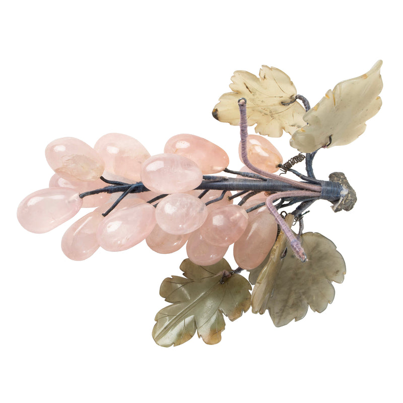 Pink Jade Decorative Grape Bunch