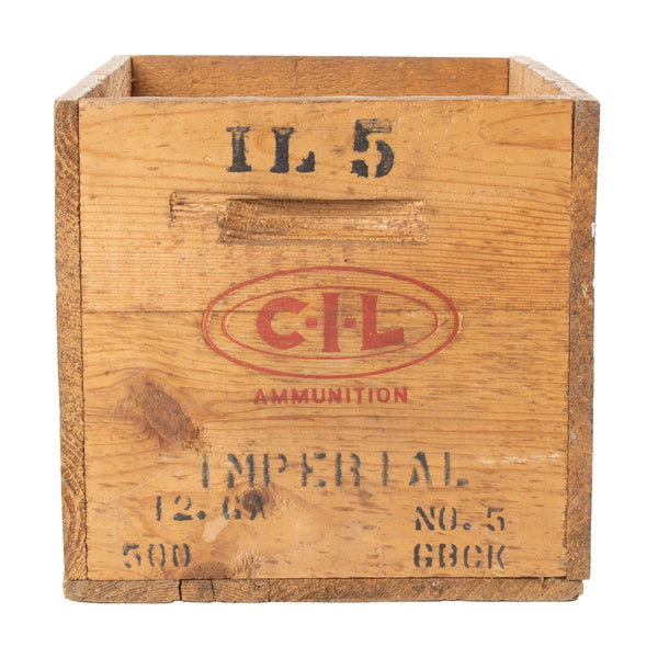 Wood 12 ga. Ammunition Crate