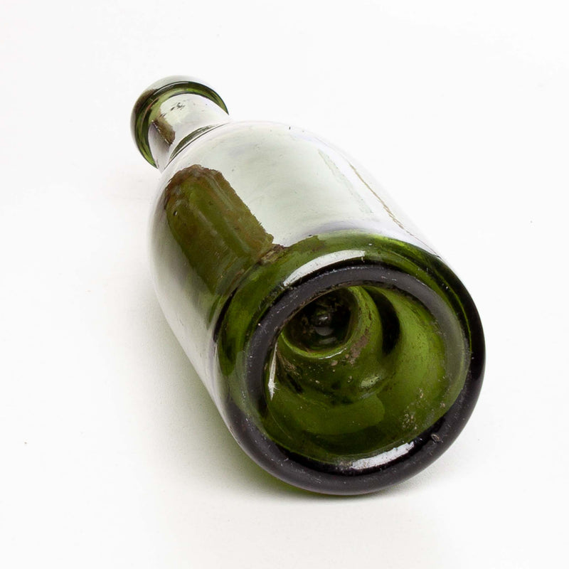 Dark Green Whiskey Bottle with Punt