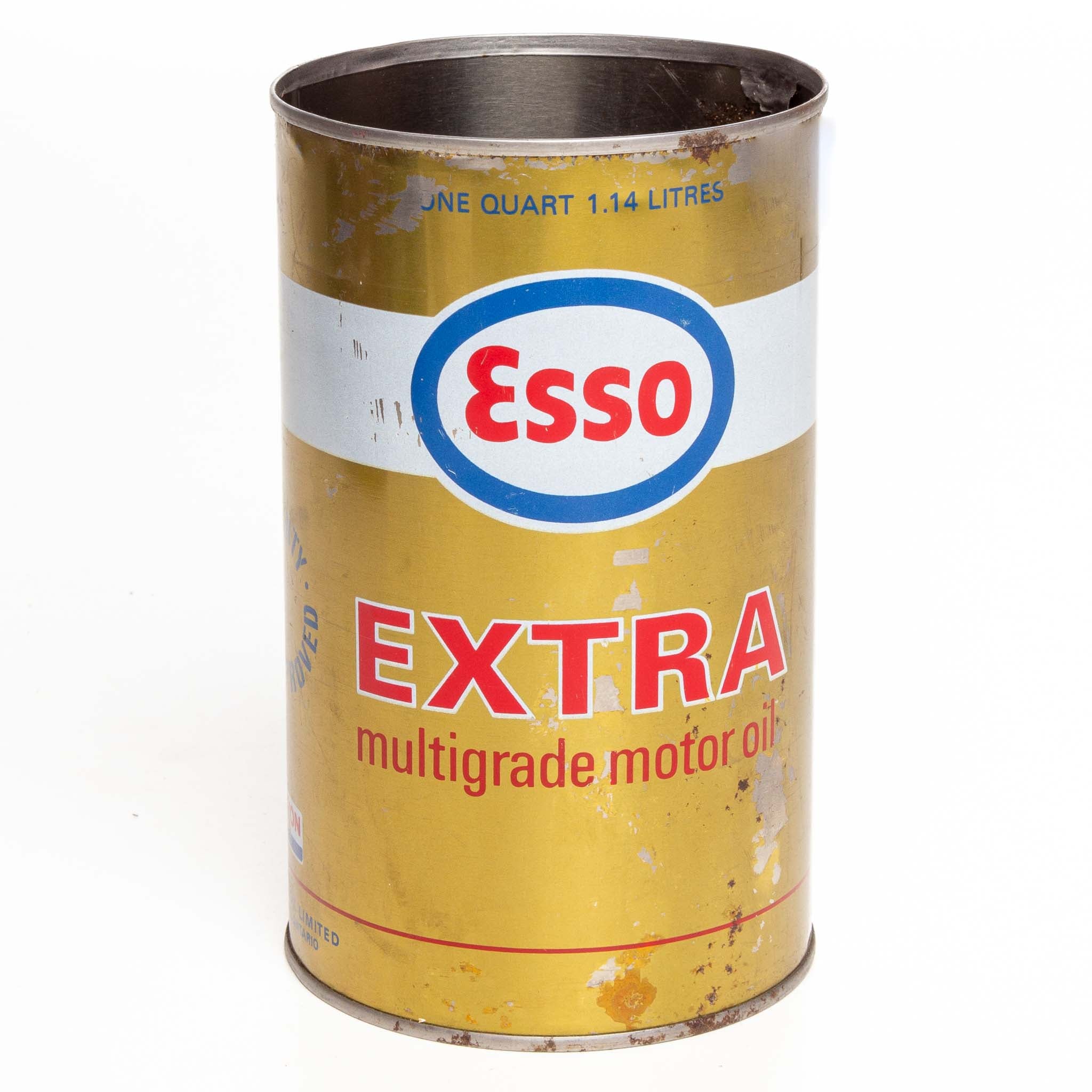 Esso Extra Multigrade Motor Oil Can (Empty) – Iron Crow