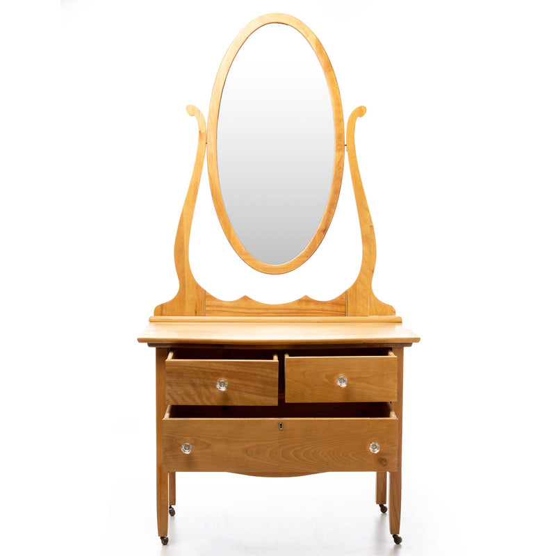 Maple Princess Dresser with Mirror