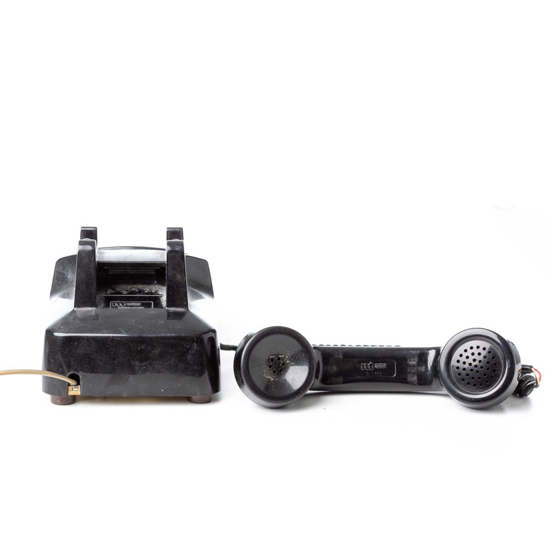 Black Rotary Dial Telephone