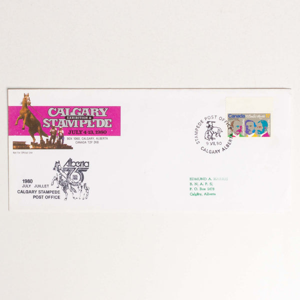 1980 Calgary Stampede Envelope