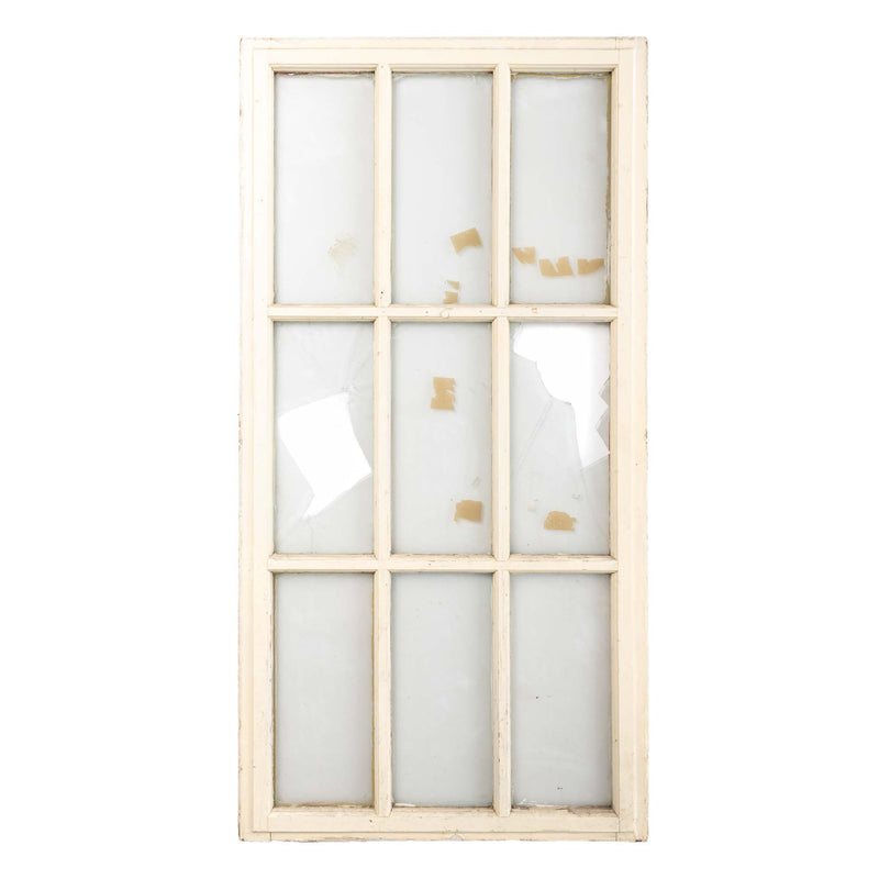 White 9 Pane Window (As Is)