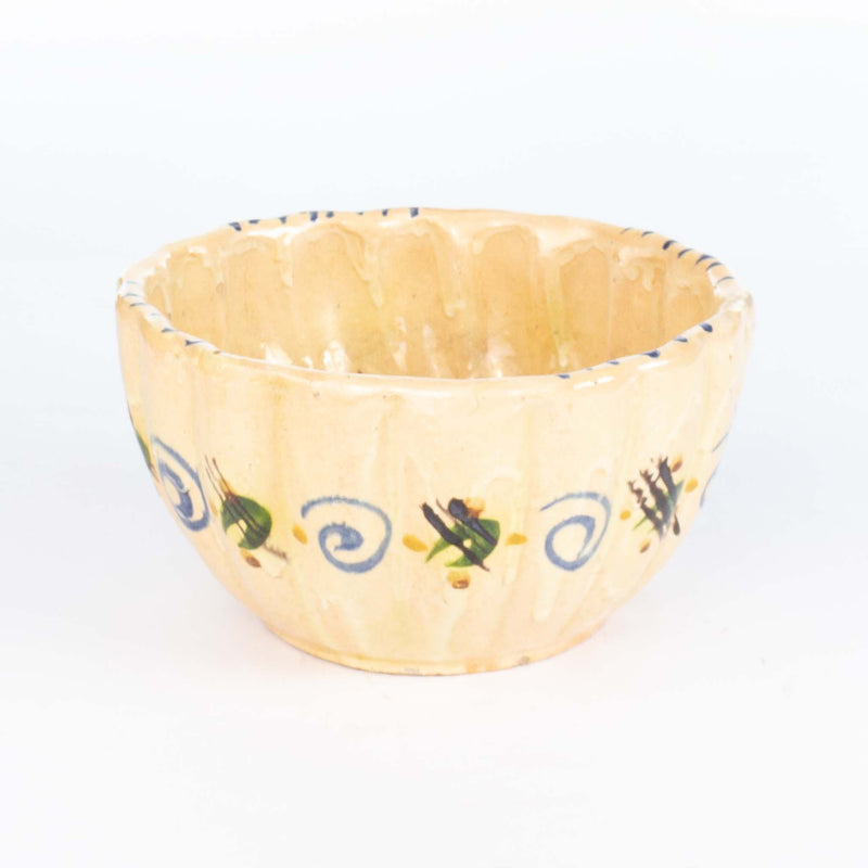 Hand Painted Mexican Pottery Bowl 7.5"