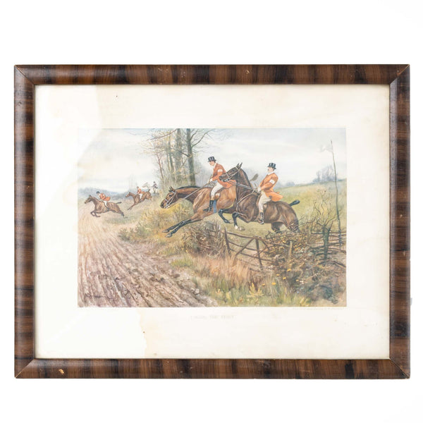 Framed Print of "Taking the Fence" by N. Drummond
