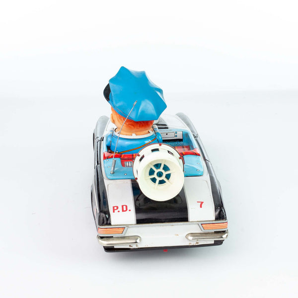 Masudaya Modern Toys Tin Police Patrol Car