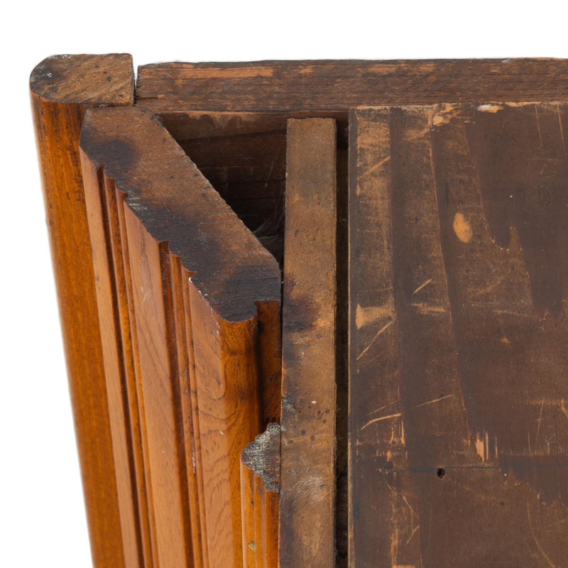Ash Drop Front Secretaire Desk with Double Door Upper Bookcase and Adjustable Shelves