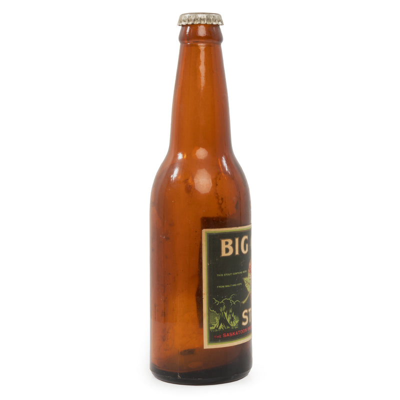 Big Chief Beer Bottle w/ Paper Label and Cap