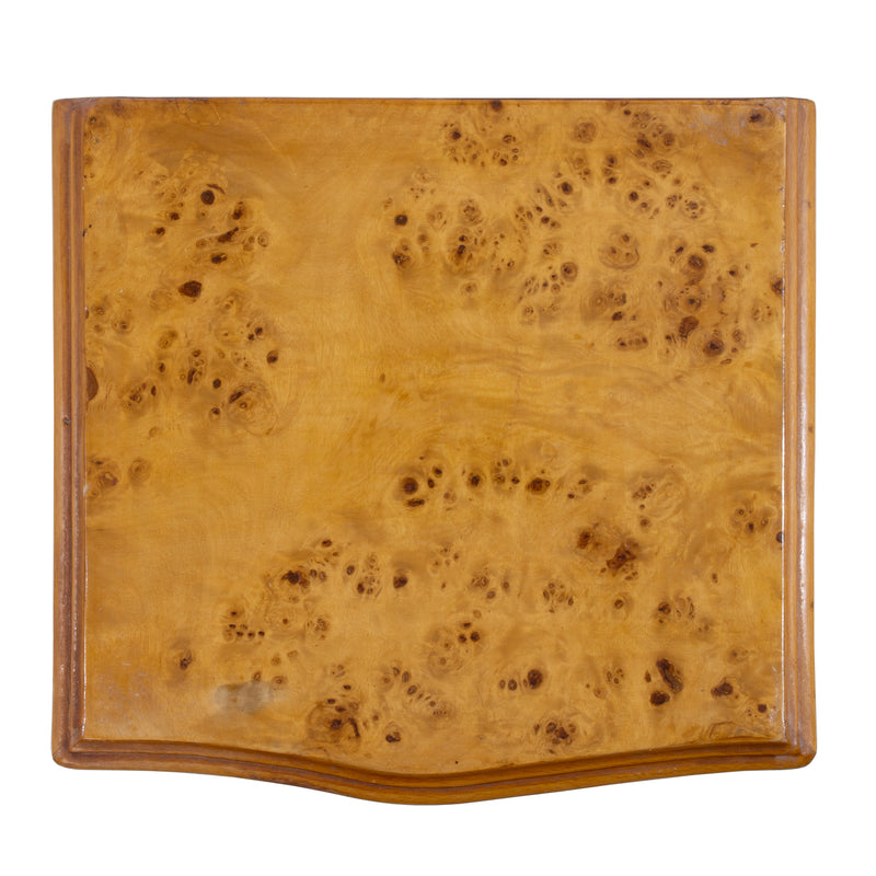 Bird's Eye Maple Louis XIV Style 4 Drawer End Table w/ Ornate Mounts