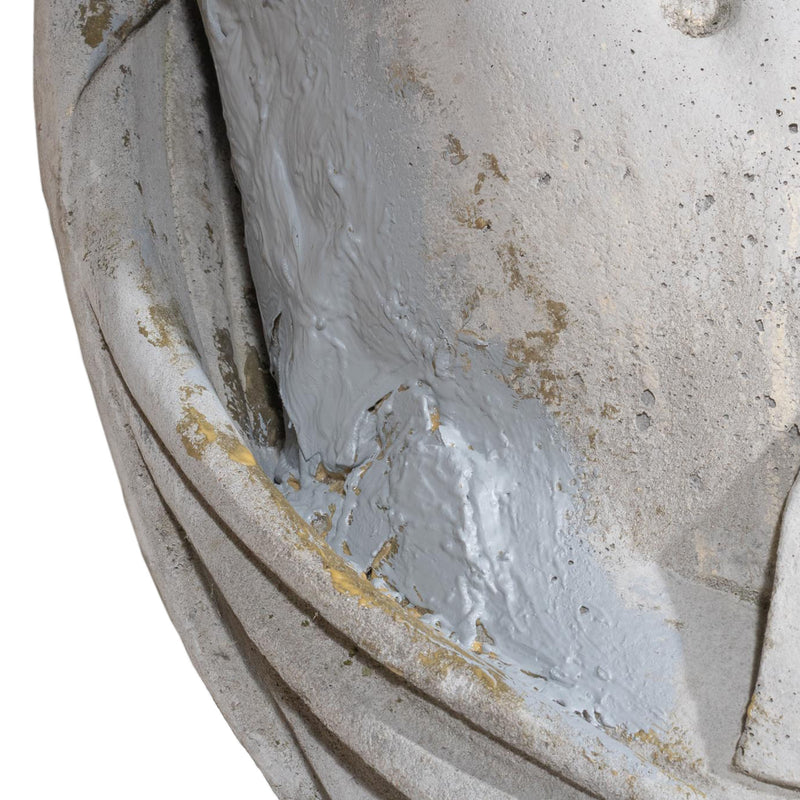 Concrete Greco Roman Goddess Garden Statue on Base (As Is)