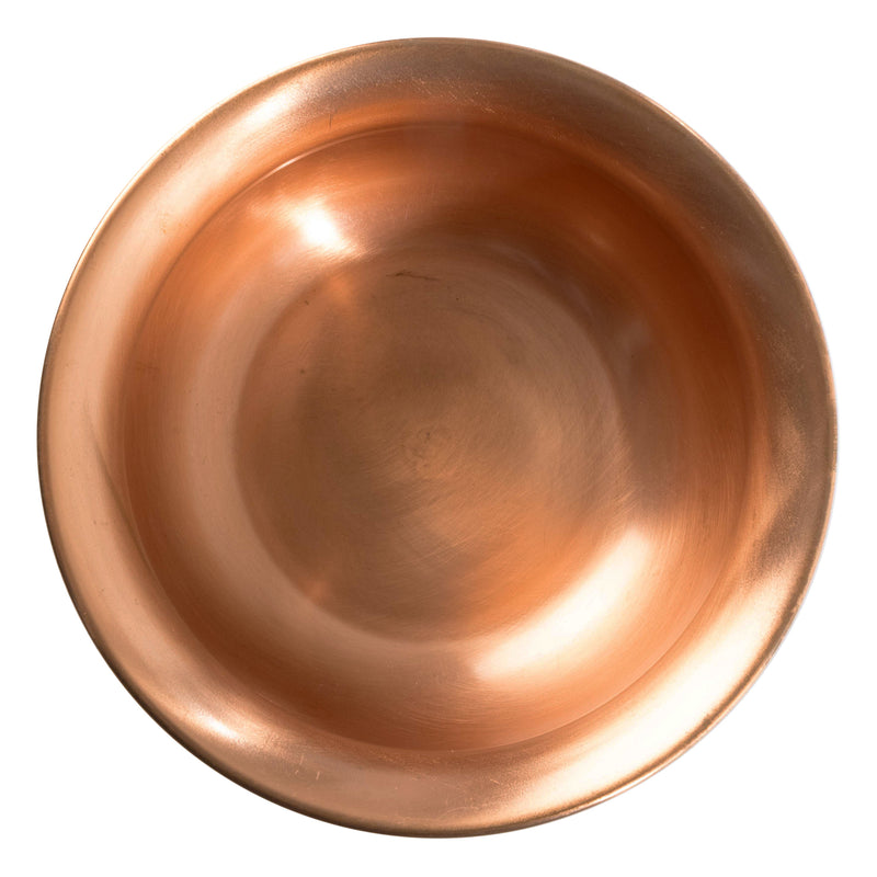 Copper Wide Mouthed Flared Bowl Vase