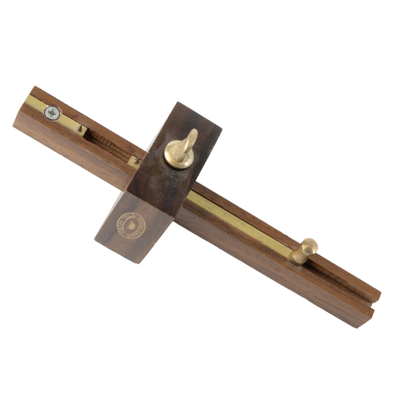 Crown Tools Rosewood and Brass Mortice Gauge