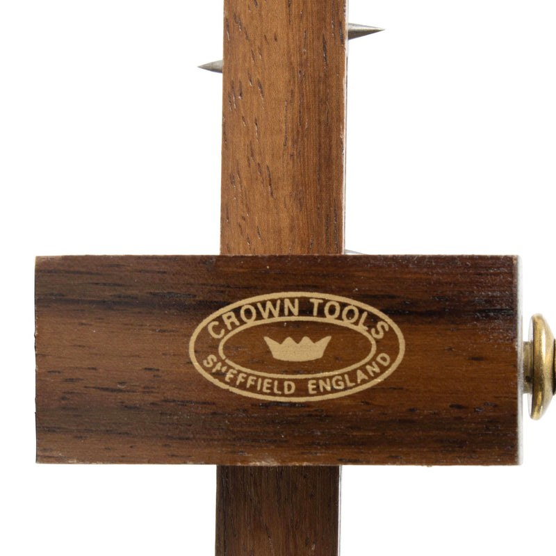 Crown Tools Rosewood and Brass Mortice Gauge