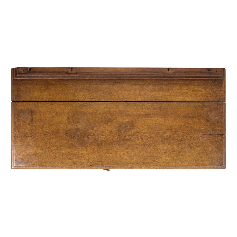 Dutch Oak Sideboard with Geometric Gothic Carved Panels