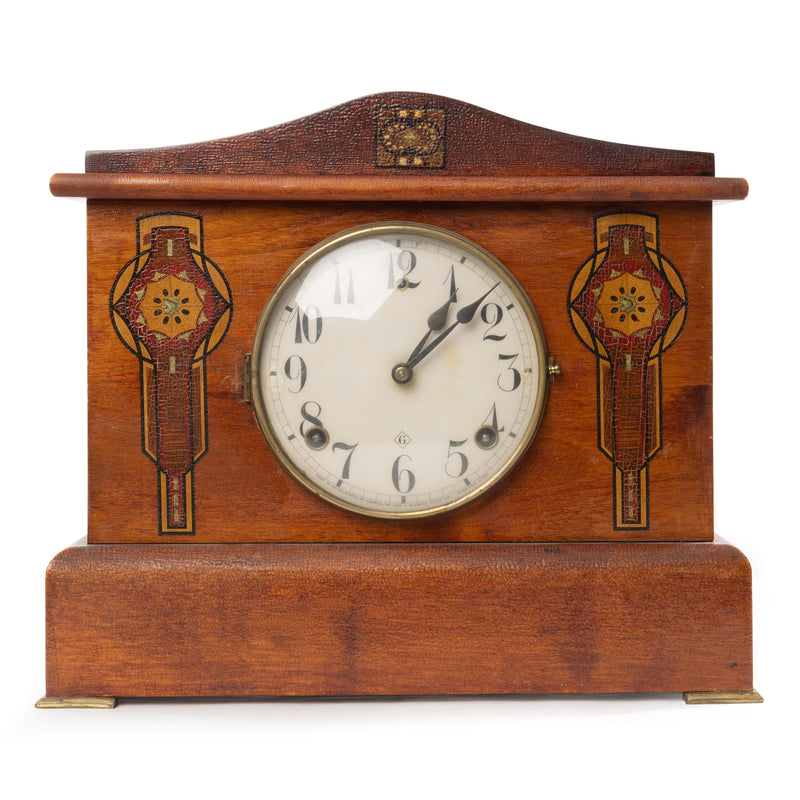 Elg Art Mechanical Chime Mantel Clock