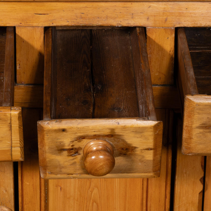 English Victorian Pine Welsh Dresser