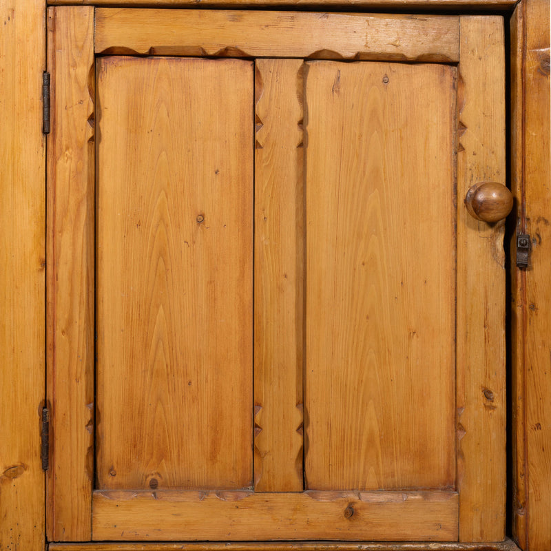 English Victorian Pine Welsh Dresser