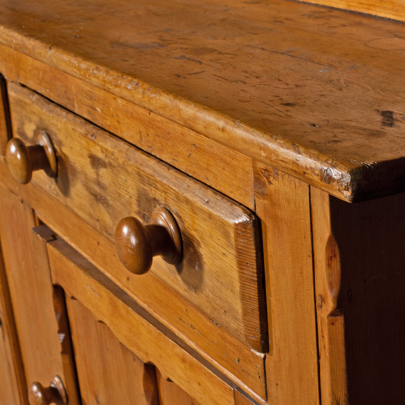 English Victorian Pine Welsh Dresser