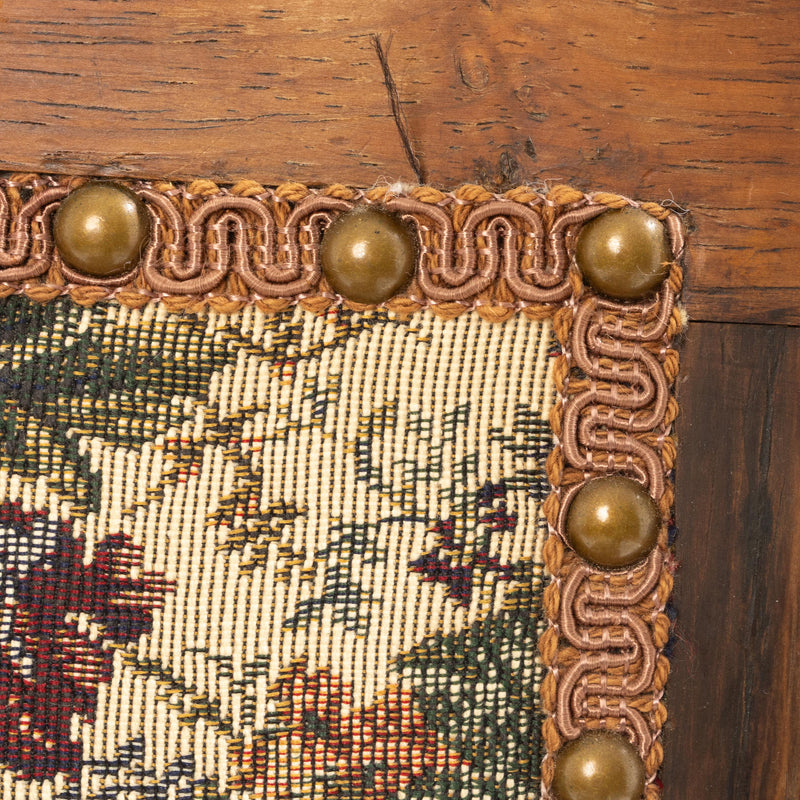 English Victorian Rosewood Occasional Chair w/ Carved Crest