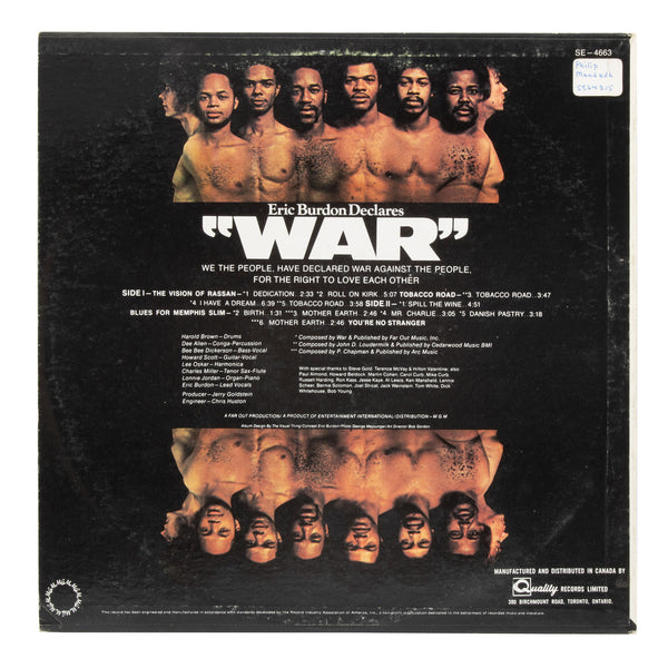 Eric Burdon & War - Eric Burdon Declare "WAR"