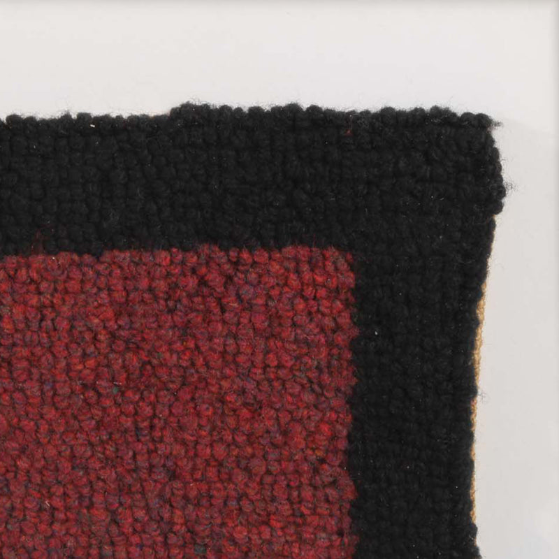 Framed Hand Hooked "Magog & Gog" Rug