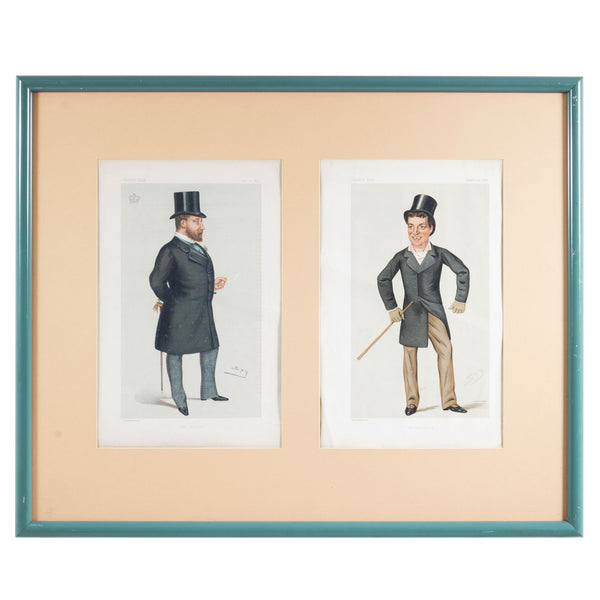 Framed Vanity Fair Prints "The Prince" & "The Little Rascal"