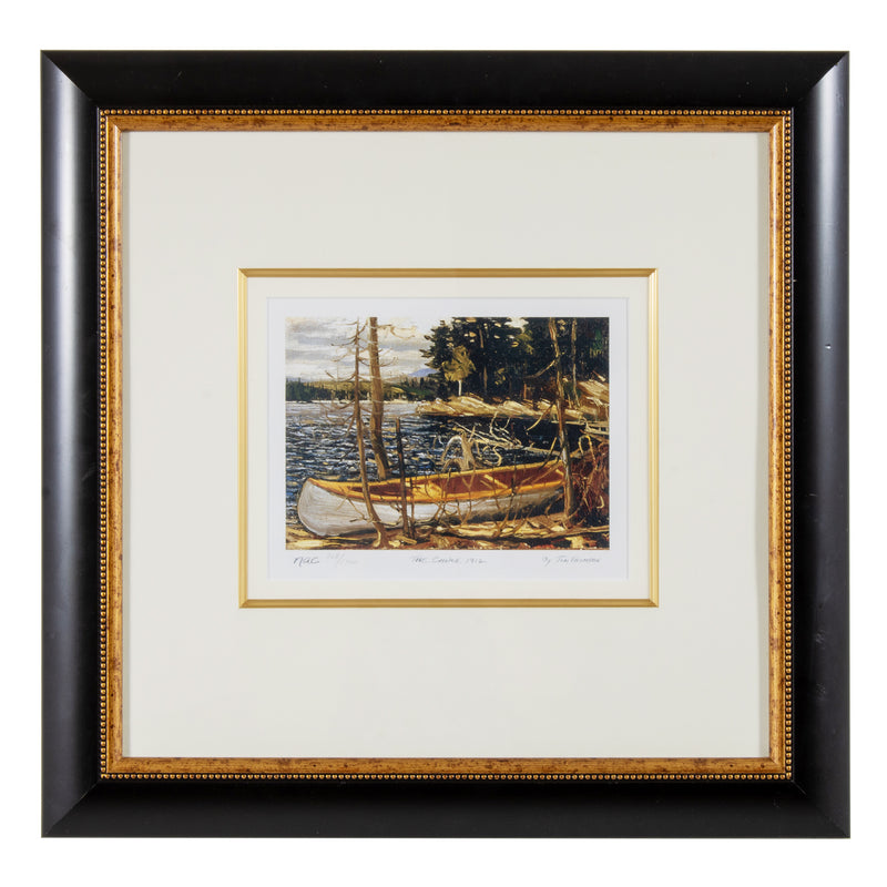 Framed and Matted Print "The Canoe" by Tom Thomson (Group of Seven)