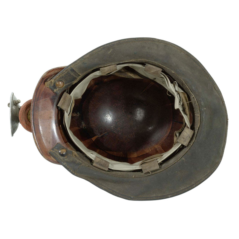 Guys Dopper Miner Helmet w/ Headlamp Torch and Chrome Reflector