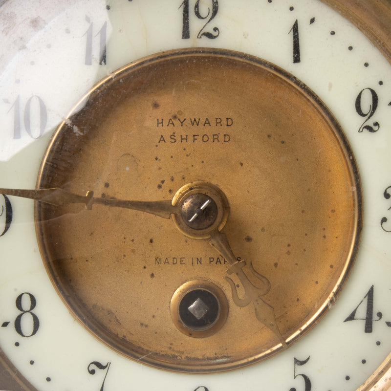 Hayward Ashford Mantel Clock with Key (Untested)