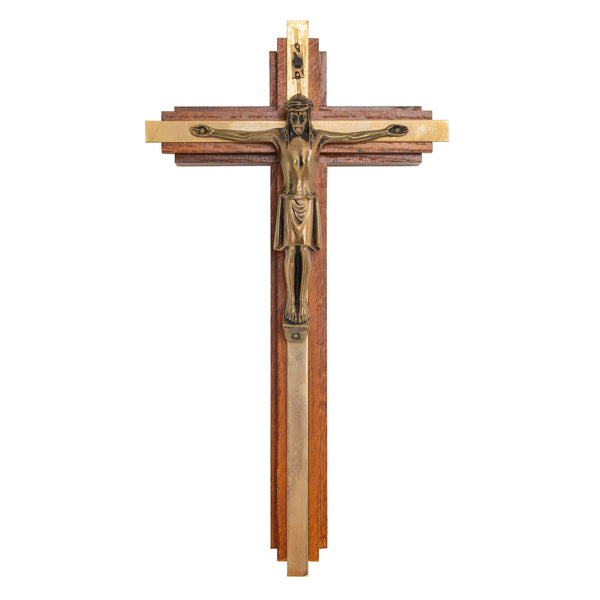 Home "Sacraments of the Sick" Crucifix Set w/ Candles, Instructions , Vial and Cotton (7pcs.)