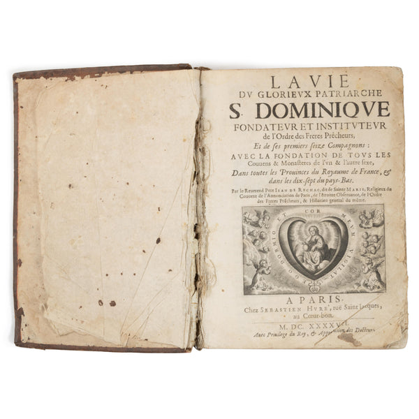 "La Vie du Glorieux Patriarche S. Dominique" (The Life of the Glorious Patriarch S Dominic)