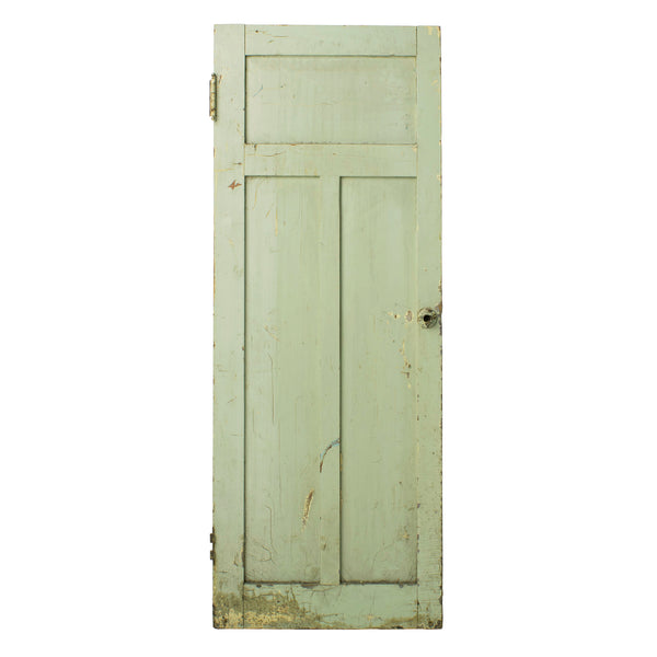 Light Green and Brown 3 Panel Cabinet Door