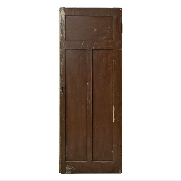 Light Green and Brown 3 Panel Cabinet Door