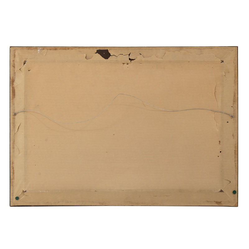 Edwardian Lithograph Print of "Love is Blind" by Maude Goodman