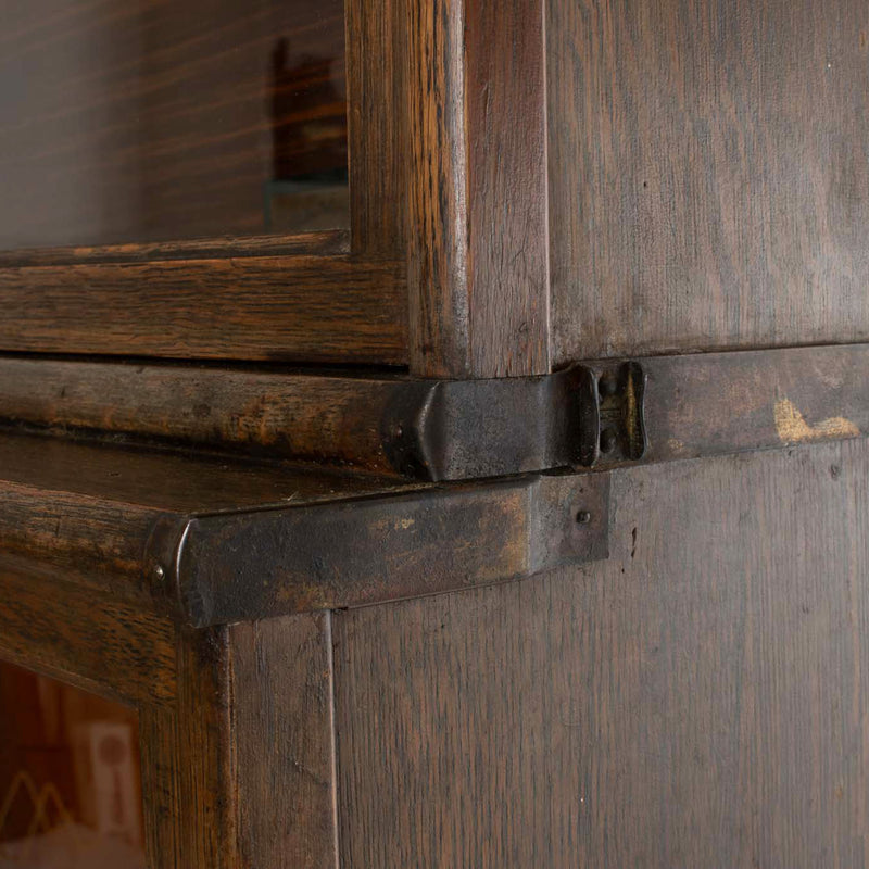 Oak 4-Stack "Grade 299" Barrister Bookcase w/ Step-Back Upper (6pcs.)