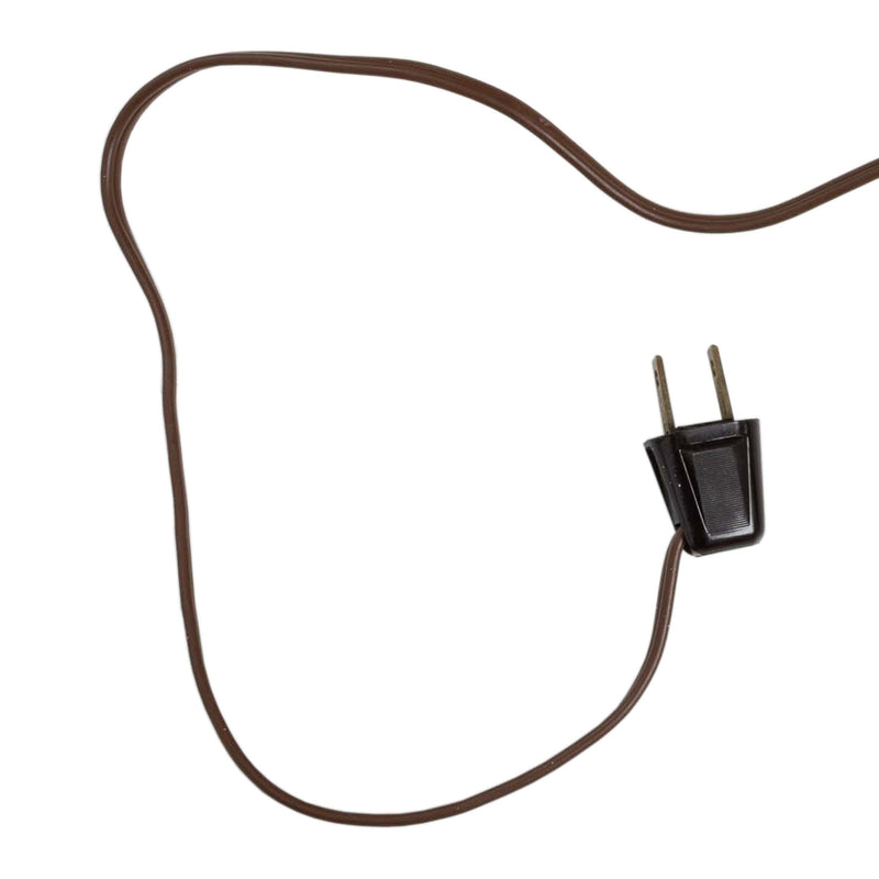 Oak and Brown Vinyl Phone with Milk Glass "BAR" Globe Light