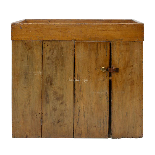 Pine Dry Sink with Interior Shelf