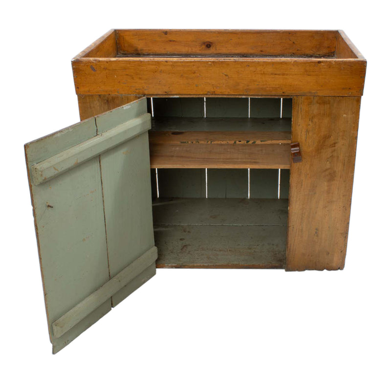 Pine Dry Sink with Interior Shelf