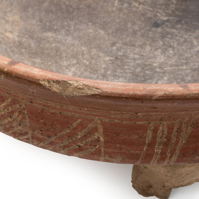 Pre-Columbian Mayan 3- Legged Ceremonial Bowl (As Is)