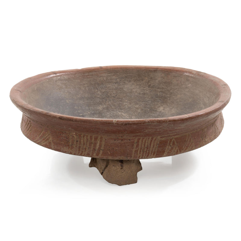 Pre-Columbian Mayan 3- Legged Ceremonial Bowl (As Is)
