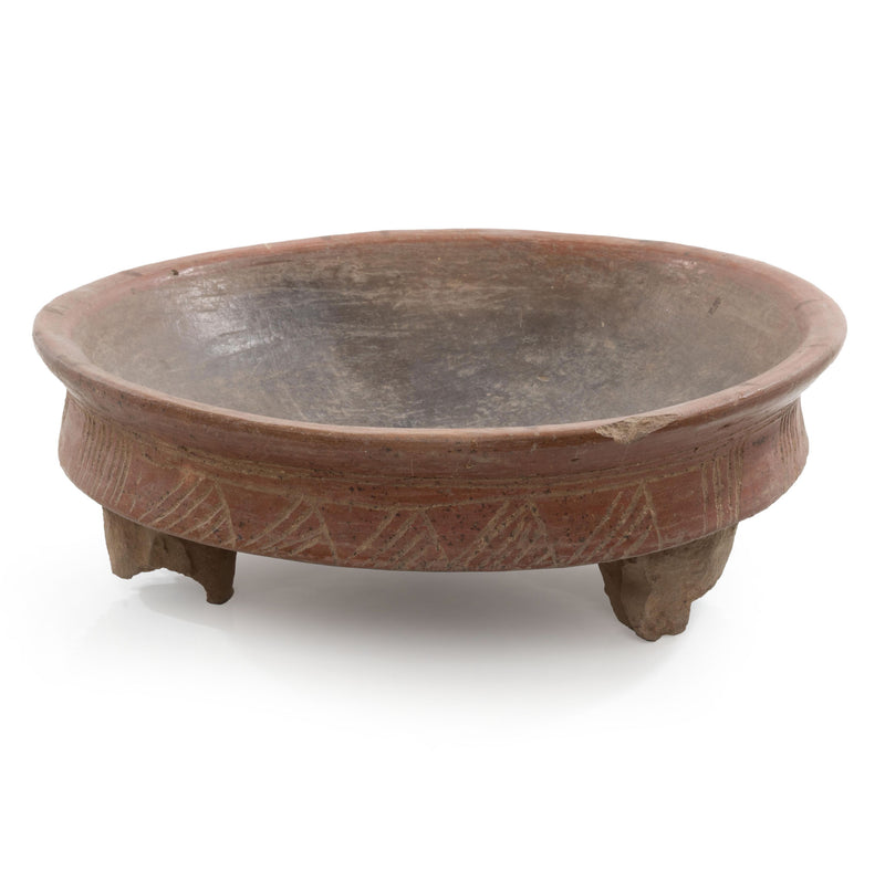 Pre-Columbian Mayan 3- Legged Ceremonial Bowl (As Is)