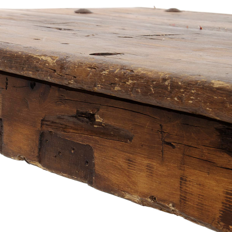 Reclaimed Pine Coffee Table w/ Turned Legs