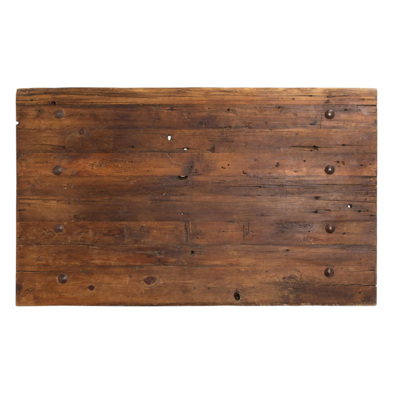 Reclaimed Pine Coffee Table w/ Turned Legs